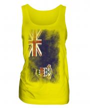 Cayman Islands Faded Flag Ladies Vest