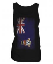 Cayman Islands Faded Flag Ladies Vest