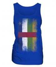 Central African Republic Faded Flag Ladies Vest