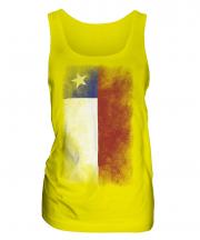 Chile Faded Flag Ladies Vest