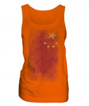China Faded Flag Ladies Vest