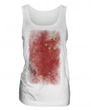 China Faded Flag Ladies Vest