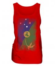 Christmas Island Faded Flag Ladies Vest