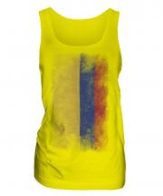 Colombia Faded Flag Ladies Vest