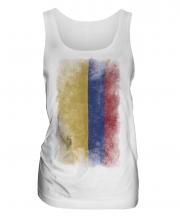 Colombia Faded Flag Ladies Vest