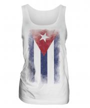Cuba Faded Flag Ladies Vest