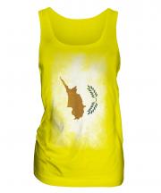 Cyprus Faded Flag Ladies Vest