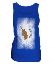 Cyprus Faded Flag Ladies Vest