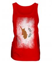 Cyprus Faded Flag Ladies Vest