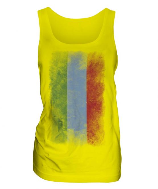 Dagestan Faded Flag Ladies Vest