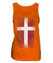 Denmark Faded Flag Ladies Vest