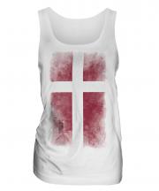 Denmark Faded Flag Ladies Vest