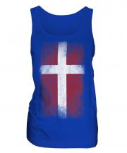 Denmark Faded Flag Ladies Vest