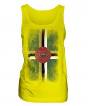 Dominica Faded Flag Ladies Vest