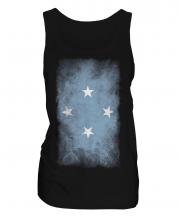 Micronesia Faded Flag Ladies Vest