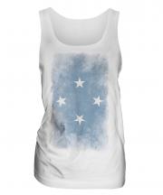 Micronesia Faded Flag Ladies Vest