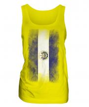 El Salvador Faded Flag Ladies Vest