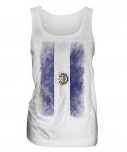 El Salvador Faded Flag Ladies Vest