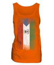 Equatorial Guinea Faded Flag Ladies Vest