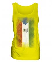 Equatorial Guinea Faded Flag Ladies Vest