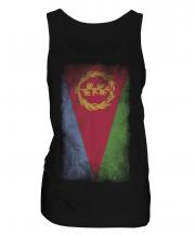 Eritrea Faded Flag Ladies Vest