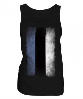 Estonia Faded Flag Ladies Vest