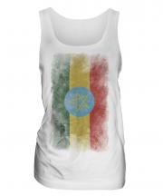Ethiopa Faded Flag Ladies Vest