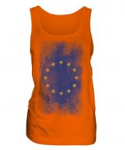 European Union Faded Flag Ladies Vest