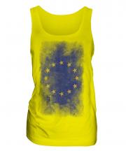 European Union Faded Flag Ladies Vest