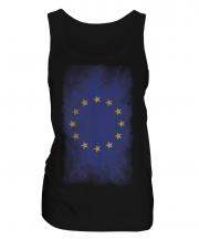 European Union Faded Flag Ladies Vest
