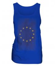 European Union Faded Flag Ladies Vest