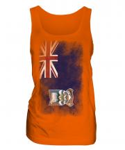 Falkland Islands Faded Flag Ladies Vest