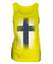 Finland Faded Flag Ladies Vest