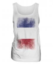 France Faded Flag Ladies Vest