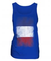 France Faded Flag Ladies Vest