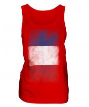 France Faded Flag Ladies Vest
