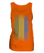Gabon Faded Flag Ladies Vest