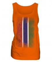 Gambia Faded Flag Ladies Vest
