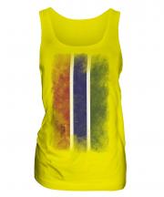 Gambia Faded Flag Ladies Vest