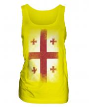 Georgia Faded Flag Ladies Vest