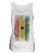 Ghana Faded Flag Ladies Vest