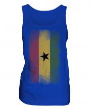 Ghana Faded Flag Ladies Vest