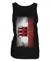 Gibraltar Faded Flag Ladies Vest