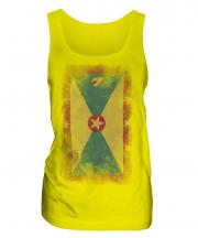 Grenada Faded Flag Ladies Vest