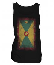 Grenada Faded Flag Ladies Vest