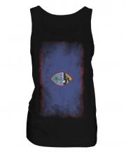 Guam Faded Flag Ladies Vest