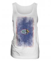 Guam Faded Flag Ladies Vest