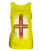 Guernsey Faded Flag Ladies Vest