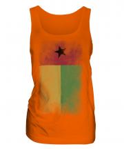 Guinea Bissau Faded Flag Ladies Vest