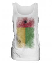 Guinea Bissau Faded Flag Ladies Vest